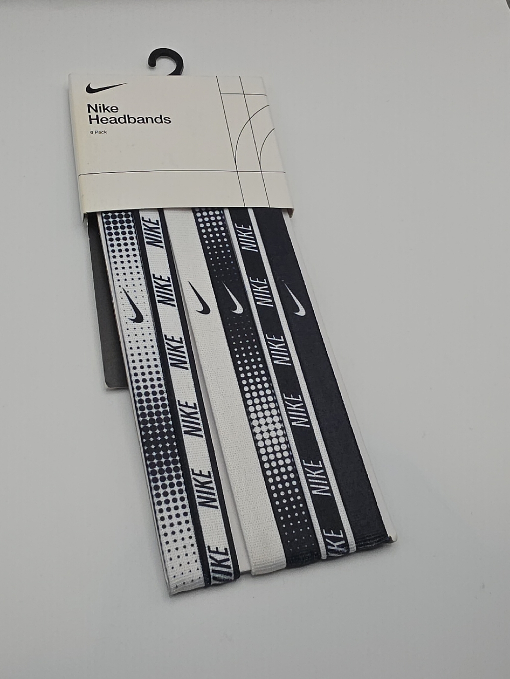 Nike Black and White Pack of Athletic Headbands
